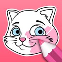 Cat Coloring Pages: Coloring Games for Kids